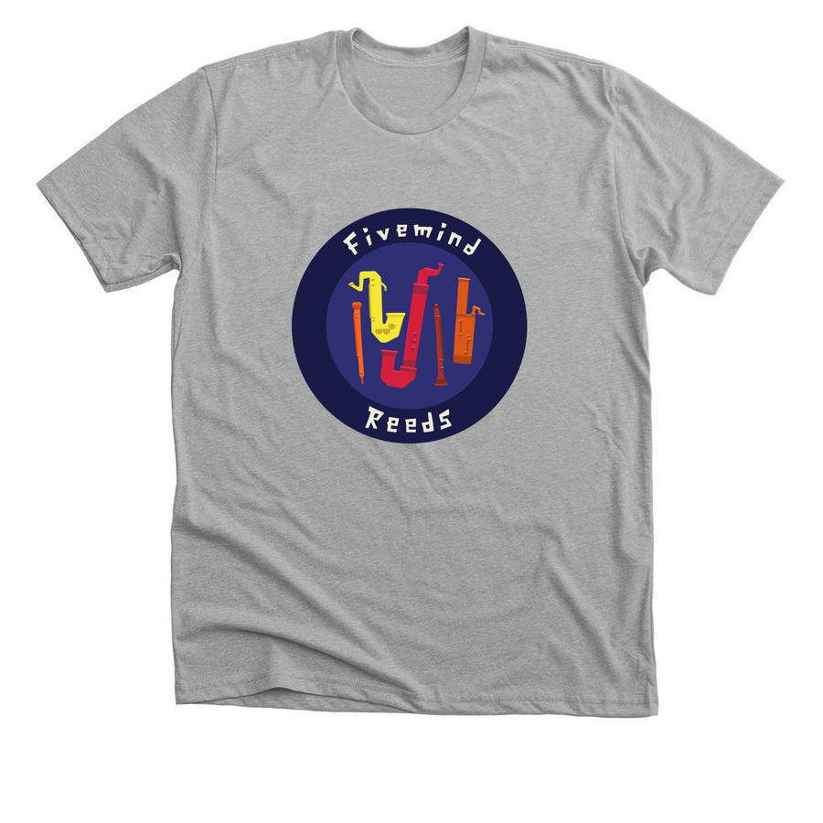 Fivemind Reeds Tops, a Athletic Heather Premium Unisex Tee