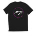 Boni's Jazz Dance 'Jazz Hands' Apparel, a Deep Black Allmade Eco Triblend Unisex Tee (back-view)