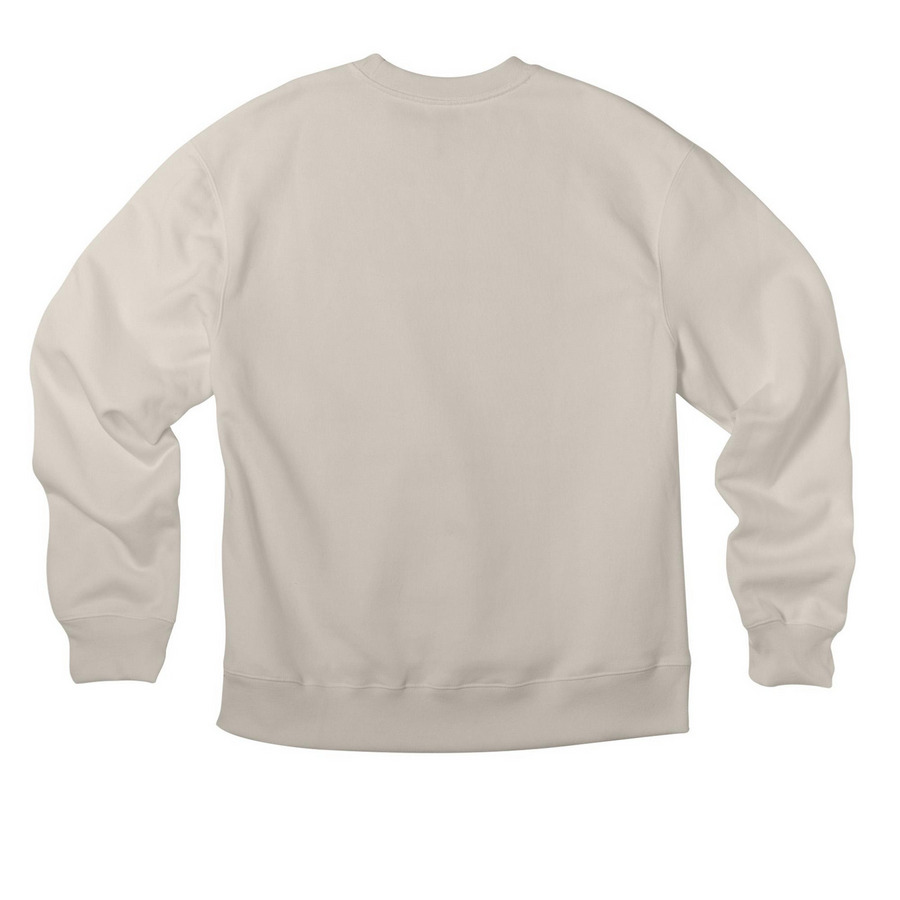 SMS Crew Neck, a Dust Premium Heavyweight Crewneck Sweatshirt (back-view)