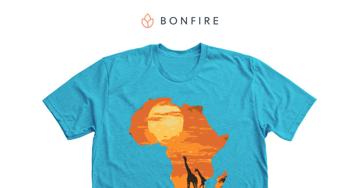 Sunset Safari Africa Shirt Bonfire