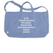 UUCCHC Shades of Blue Tote, a Elemental Blue Reclaimist G2G Tote Bag (back-view)