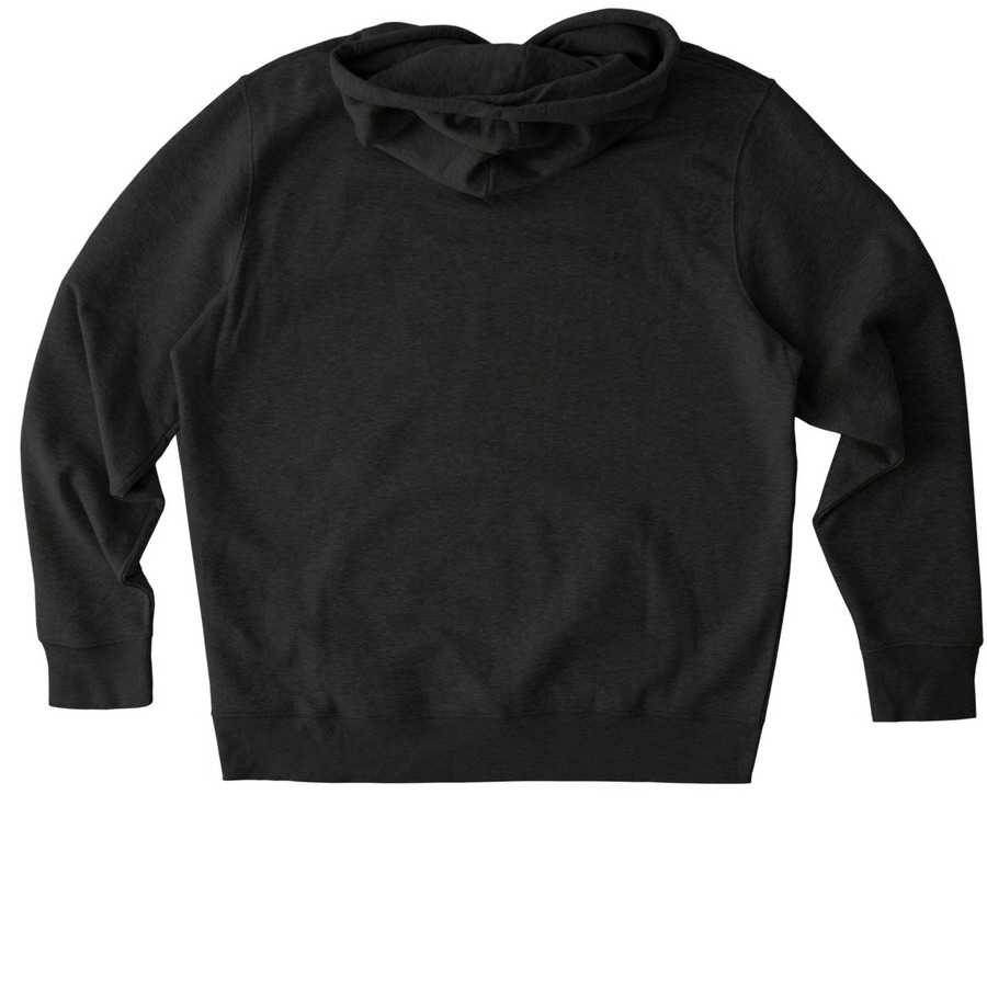 Williams School Wildcats, a Dark Heather Grey Stanley/Stella Unisex Cruiser 2.0 Pullover Hoodie (back-view)