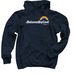 #BelovedbyGod Catholic & LGBTQIA+ Apparel, a Navy Pullover Hoodie