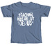 Teaching Kids About Jesus, a Blue Jean Comfort Colors Unisex Tee