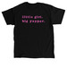 Little Girl. Big Yapper. Adult Tee, a Black Classic Unisex Tee
