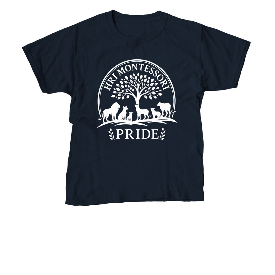 Pride Logo- Youth Shirts, a Navy Youth Unisex Tee