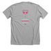 GIIF Signature Collection, a Athletic Heather Premium Unisex Tee (back-view)
