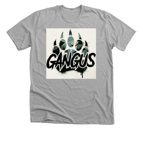 Paw Print Gangus, a Athletic Heather Premium Unisex Tee