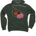 Support Immigrants (white text), a Heather Forest Premium Pullover Hoodie
