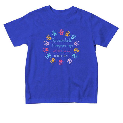 Handprint Toddler Tee & Hoodie, a Royal Blue Toddler Tee