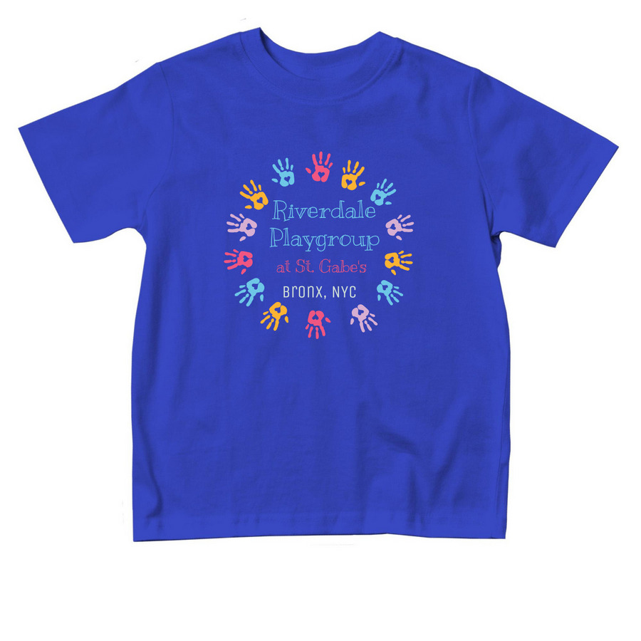 Handprint Toddler Tee & Hoodie, a Royal Blue Toddler Tee