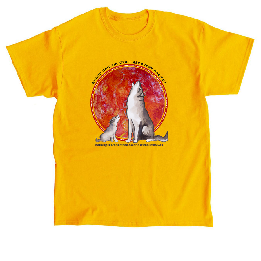 Wolves aren't scary t-shirt!, a Gold Classic Unisex Tee