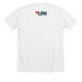 PSALM 82:3, a Solid White Blend Premium Unisex Tee (back-view)