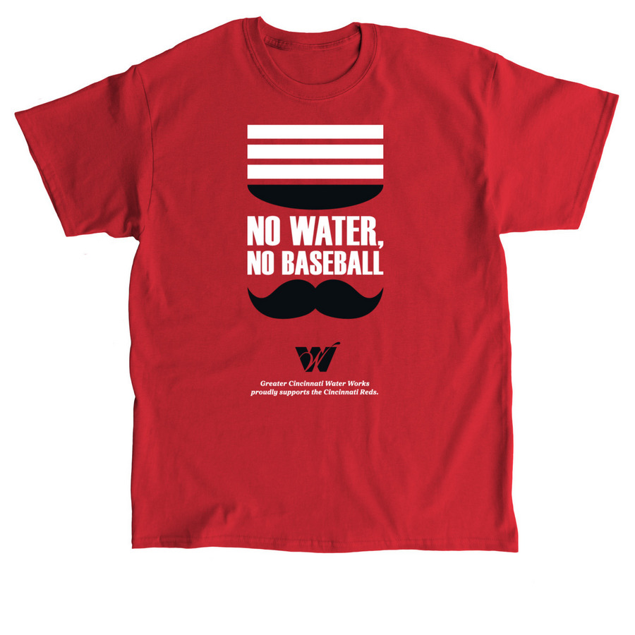 NEW DESIGN! GCWW - No Water, No Baseball, a Red Classic Unisex Tee
