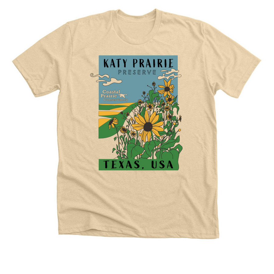 Special Order - Katy Prairie Preserve T-Shirt, a Heather Soft Cream Premium Unisex Tee