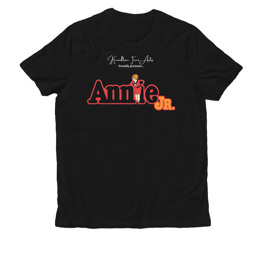 Annie Jr - Cast, a Deep Black Allmade Organic Cotton Unisex Tee