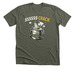 SSSSSS-CRACK, a Heather Military Green Premium Unisex Tee