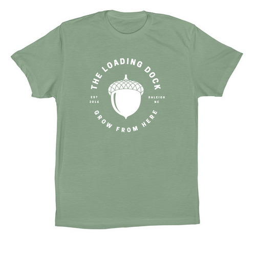 Front Design Logo T-Shirt, a Sage Premium Cotton Tee