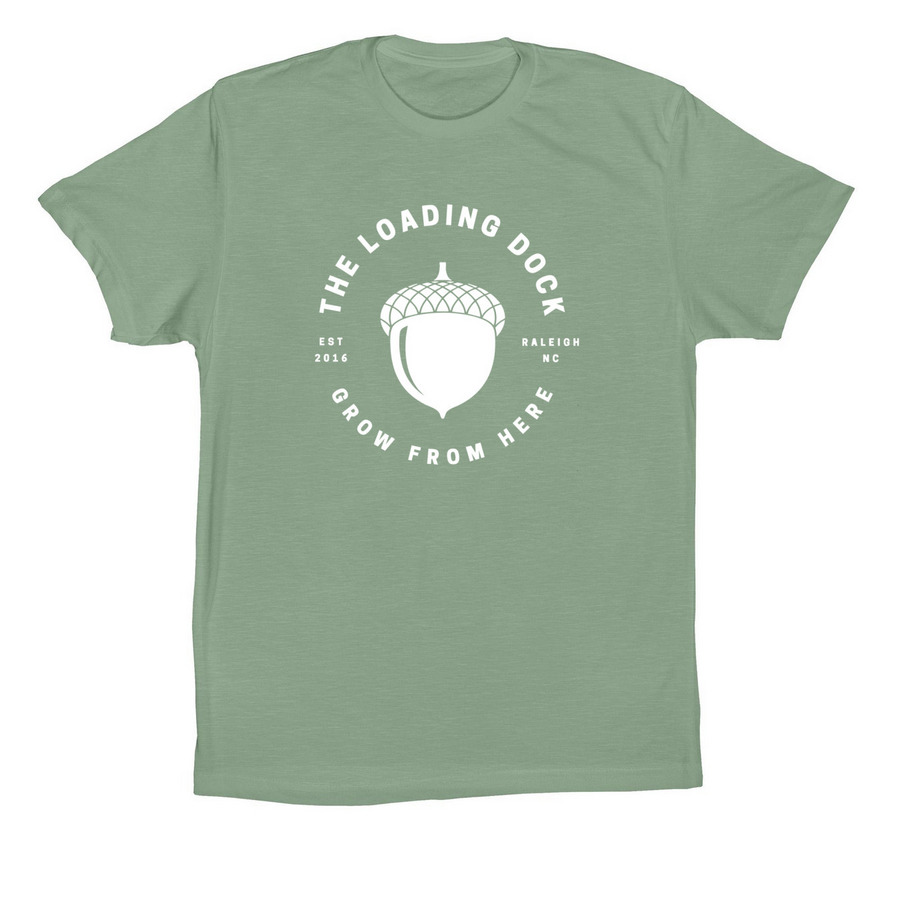 Front Design Logo T-Shirt, a Sage Premium Cotton Tee
