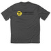 Classic small logo, a Iron Grey Classic Performance Tee (back-view)