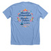Futuro y Esperanza Collection, a Heather Carolina Blue Premium Unisex Tee (back-view)