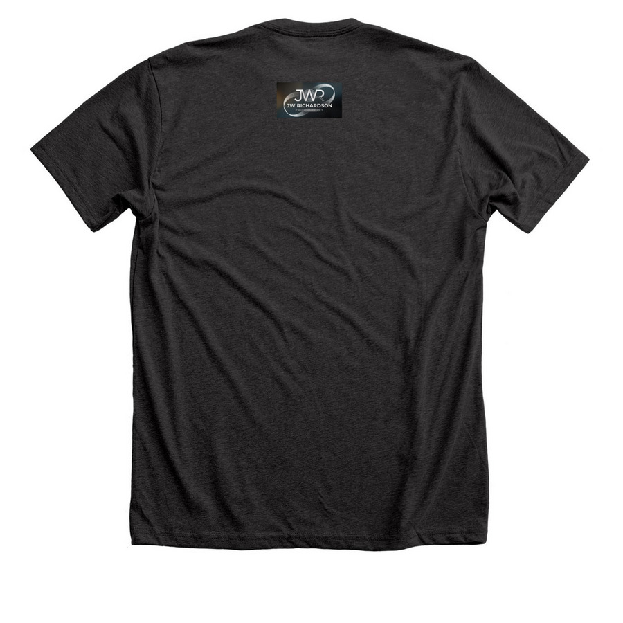 VAGABOND WARRIORS&nbsp;, a Dark Grey Heather Premium Unisex Tee (back-view)