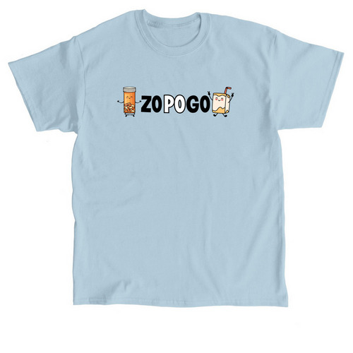 ZOPOGO, a Light Blue Classic Unisex Tee