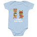 Story Explorer, a Light Blue Infant Onesie