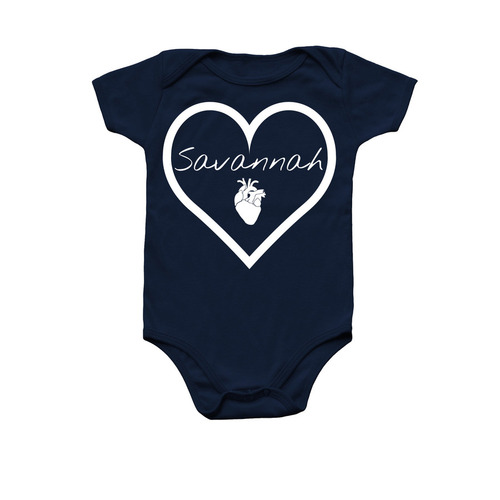 Savannah Arviso, a Navy Infant Onesie