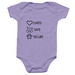 LOVED. SAFE. SECURE.&nbsp;, a Lavender Infant Onesie