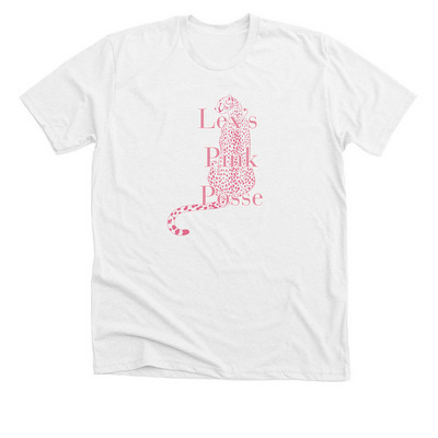 Lex's Pink Posse Merch, a Solid White Blend Premium Unisex Tee