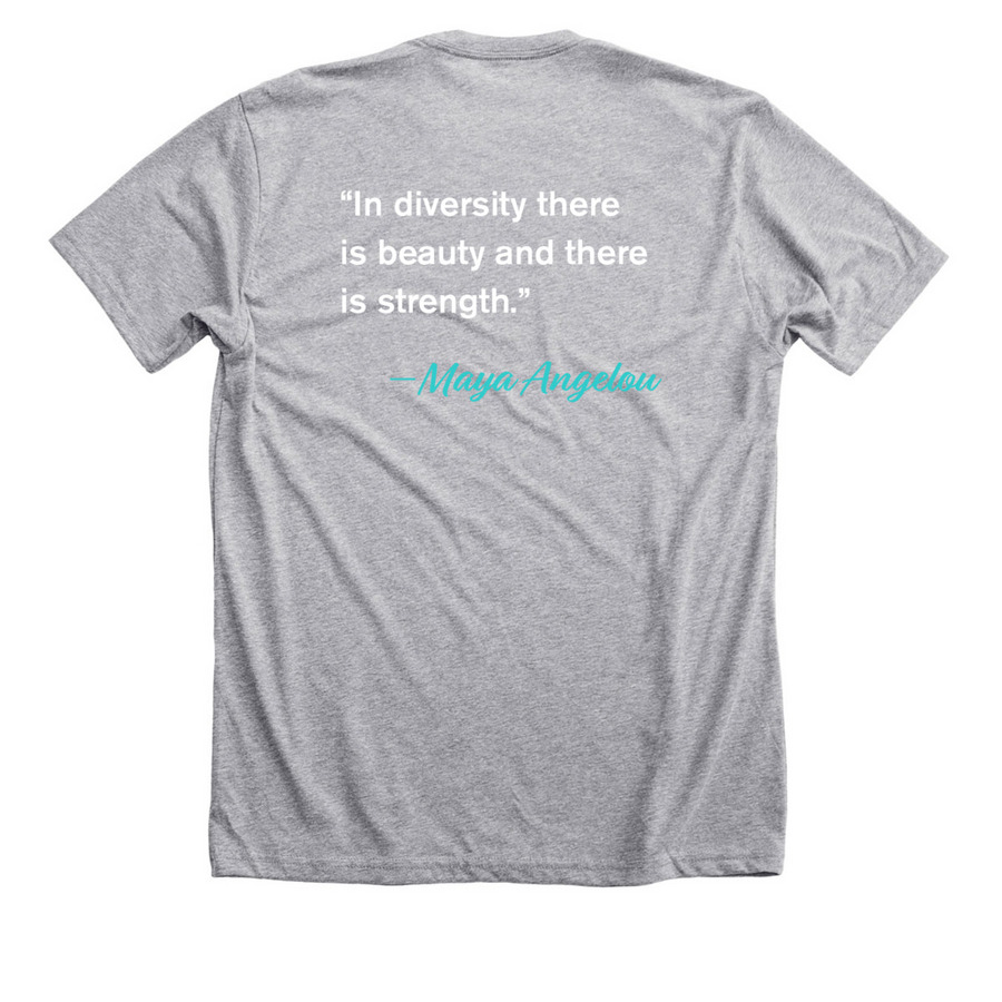 BOLD Swag, a Athletic Heather Premium Unisex Tee (back-view)