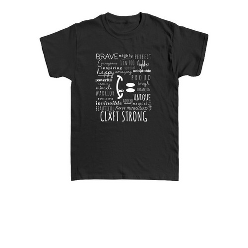 Toddler Unilateral (left) Cleft Awareness&nbsp;, a Black Toddler Tee