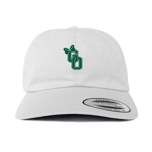 GO Hat, a White Printed Classic Baseball Cap