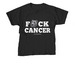 F CANCER, a Black Youth Unisex Tee