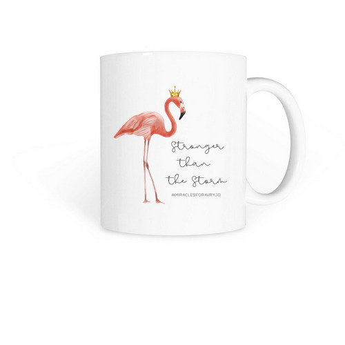 Stronger than the Storm, a White Coffee Mug