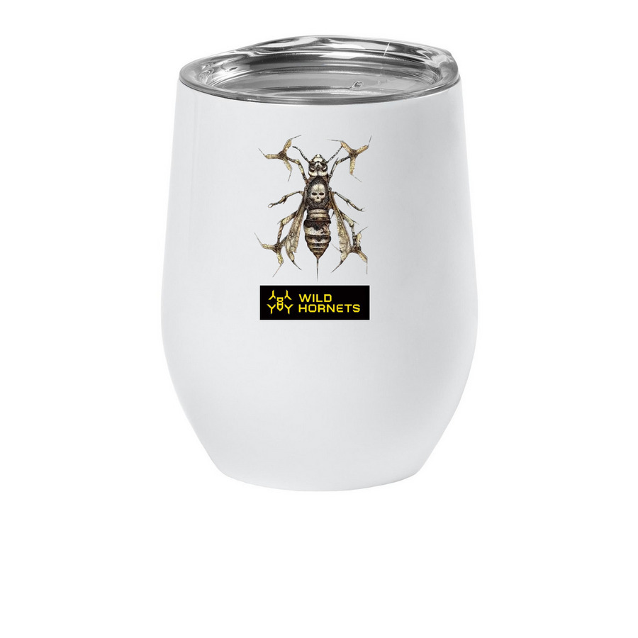 Wild Hornets Queen's Reserve Wine Goblet, a White Insulated Wine Cup