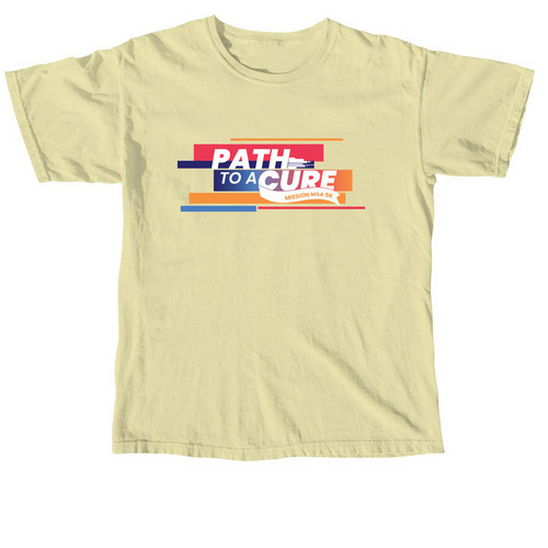 2026 Path to a Cure: 5K T-Shirt, a Butter Comfort Colors Unisex Tee