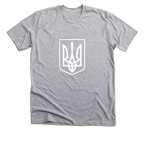 Support for Ukraine, a Athletic Heather Premium Unisex Tee