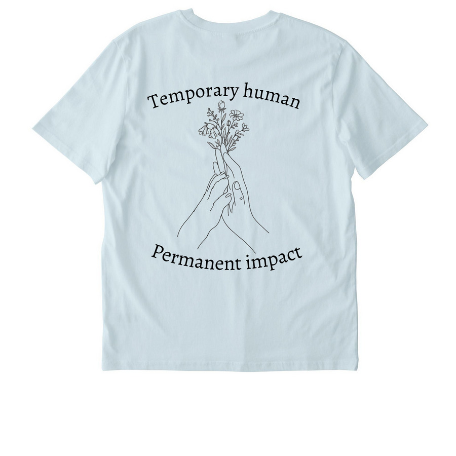 Foster T-shirts, a Blue Ice Stanley/Stella Unisex Creator 2.0 Tee (back-view)