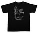 Member-Volunteer Apparel, a Black Comfort Colors Unisex Tee (back-view)