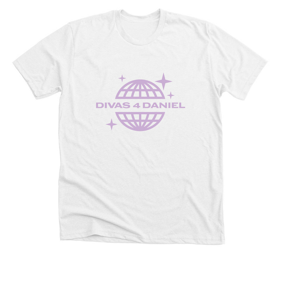 TEE for Divas, a Solid White Blend Premium Unisex Tee