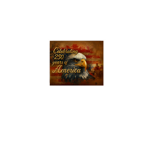 Celebrating America, a White Full Color Mouse Pad
