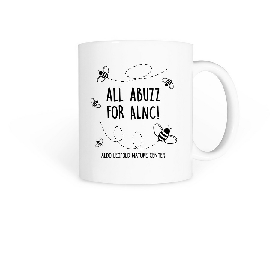 All Abuzz for ALNC Mugs, a White Coffee Mug