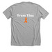 Help Tina with her fight against Kidney Cancer&nbsp;, a Athletic Heather Premium Unisex Tee (back-view)