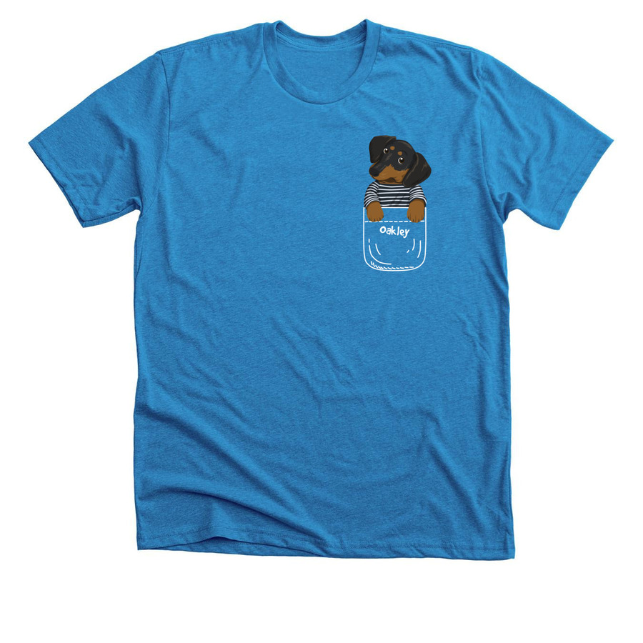 Oakley in Your Pocket, a Neon Blue Premium Unisex Tee