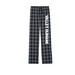 Valley Humane Flannel PJs, a Grey/ Black Buffalo Check Flannel Pajama Pant