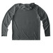 Sun Shirt Ghost Logo, a Dark Smoke Grey UV Performance Long Sleeve Hoodie (back-view)