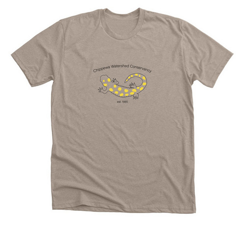CWC Spotted Salamander Shirt (2nd Version), a Heather Stone Premium Unisex Tee