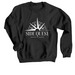 Side Quest Logo Apparel, a Black Crewneck Sweatshirt
